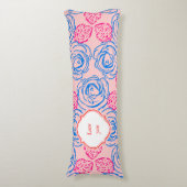 Rose Seitenschläferkissen (Vorderseite Vertikal)