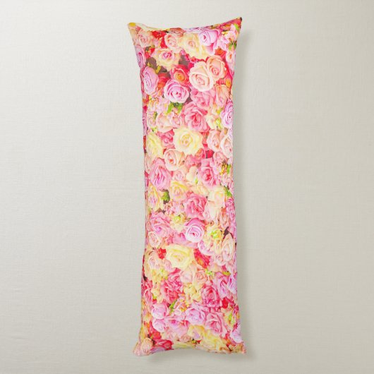 Rose Seitenschläferkissen (Rückseite (Vertikal))