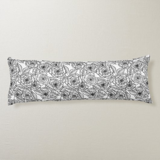 Rose Seitenschläferkissen (Rückseite)