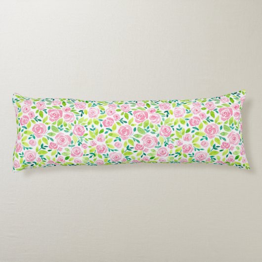 Rose Seitenschläferkissen (Rückseite)