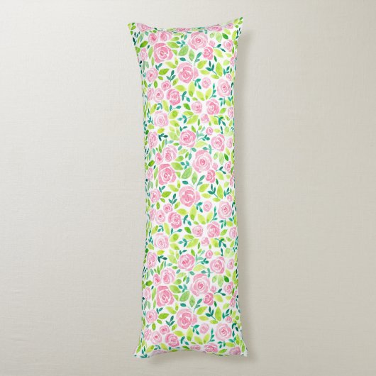 Rose Seitenschläferkissen (Rückseite (Vertikal))