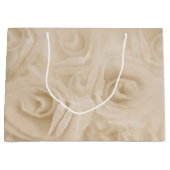Rose Sepia Große Geschenktüte (Vorderseite)