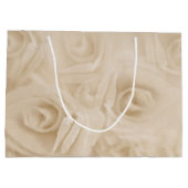 Rose Sepia Große Geschenktüte (Rückseite)