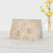 Rose Sepia Karte (Gelbe Blume)