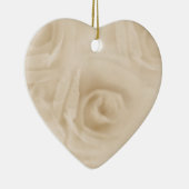 Rose Sepia Keramik Ornament (Rechts)