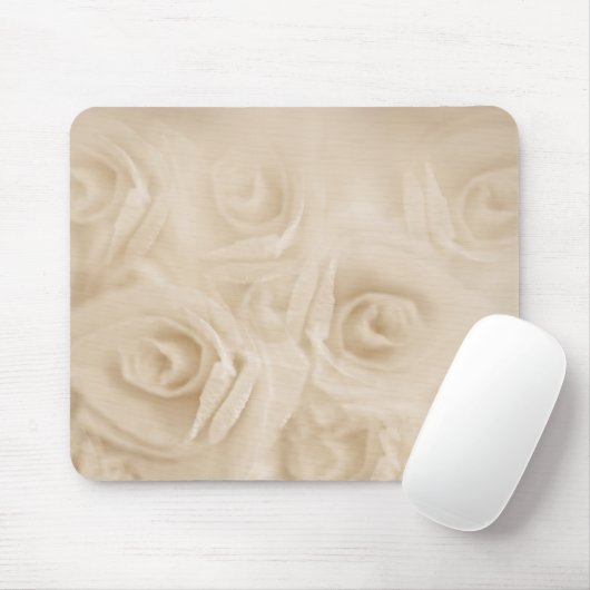 Rose Sepia Mousepad (Mit Mouse)