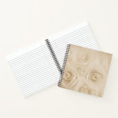Rose Sepia Notizblock (Innenseite)