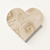 Rose Sepia Notizblock (Rückseite)