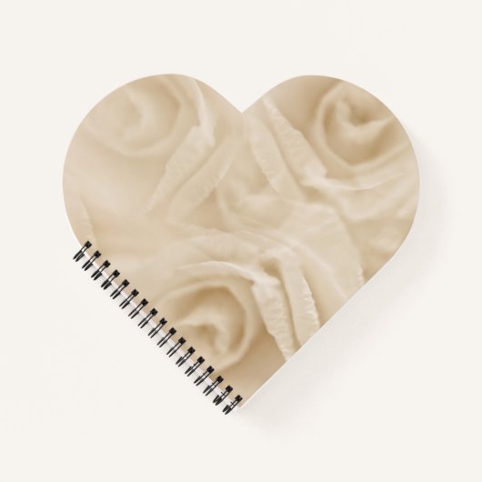 Rose Sepia Notizblock (Vorderseite)