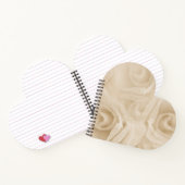 Rose Sepia Notizblock (Innenseite)