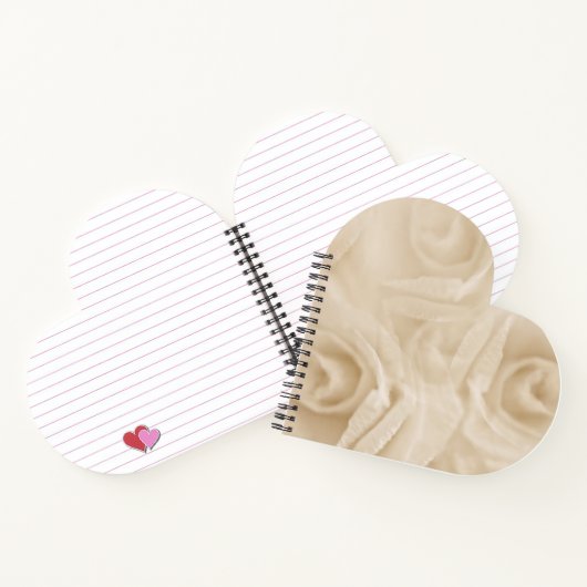 Rose Sepia Notizblock (Innenseite)