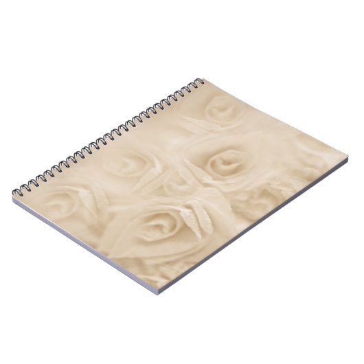 Rose Sepia Notizblock (Linke Seite)