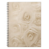 Rose Sepia Notizblock (Vorderseite)