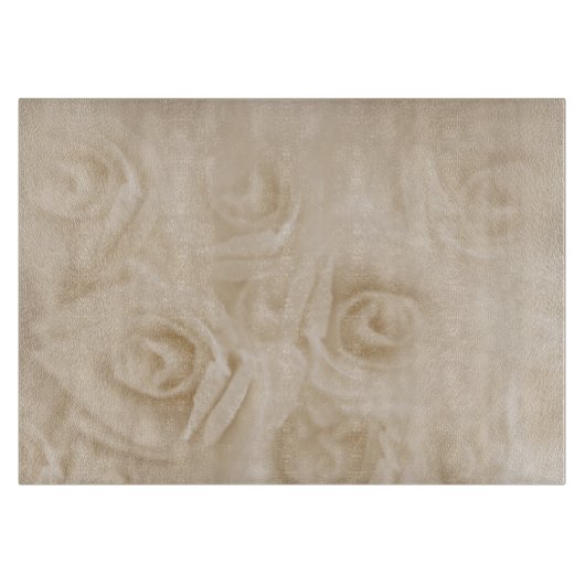 Rose Sepia Schneidebrett (Vorderseite)