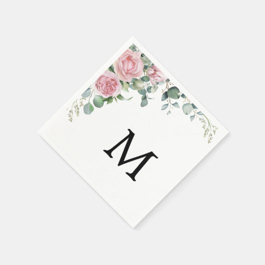 Rose Serviette (Ecke)