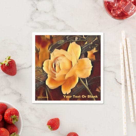 Rose Serviette (Beispiel)