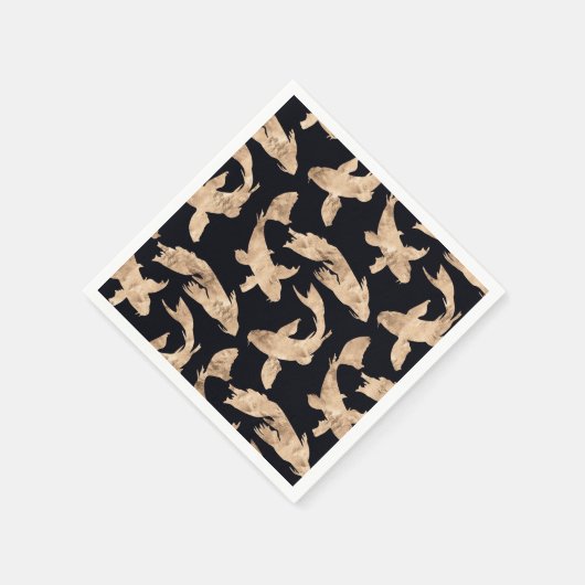 Rose Serviette (Ecke)