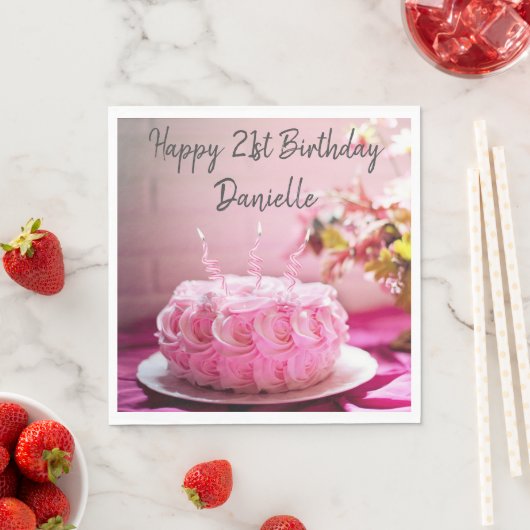 Rose Serviette (Beispiel)