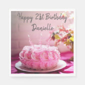 Rose Serviette (Vorderseite)