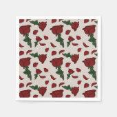 Rose Serviette (Vorderseite)