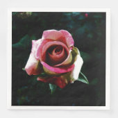 Rose Serviette (Vorderseite)