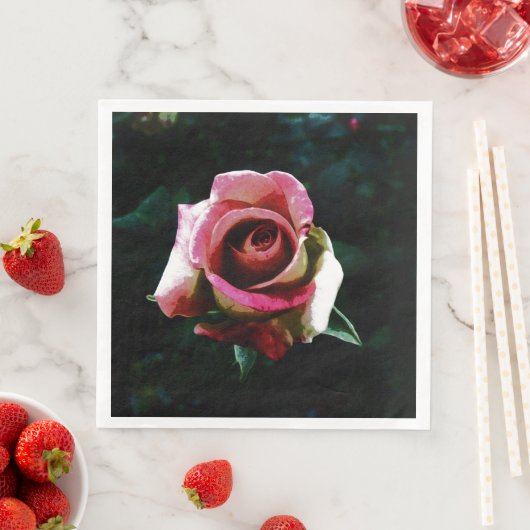 Rose Serviette (Beispiel)