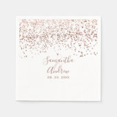 Rose Serviette (Vorderseite)