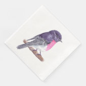 Rose Serviette (Ecke)