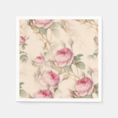 Rose Serviette (Vorderseite)