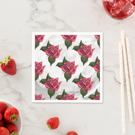 Rose Serviette (Beispiel)