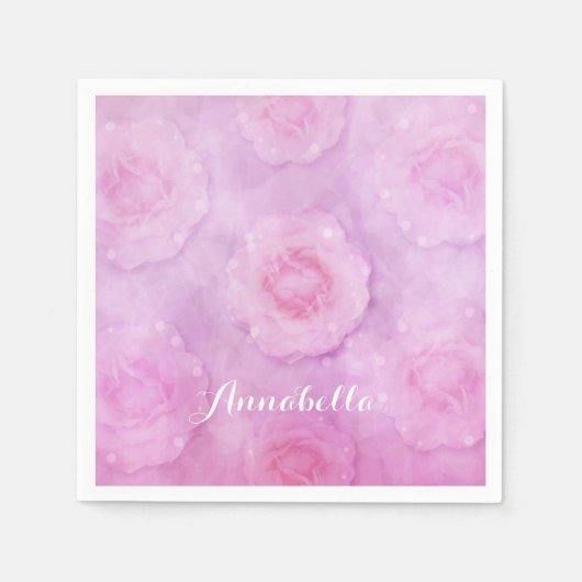 Rose Serviette (Vorderseite)