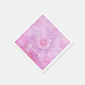 Rose Serviette (Ecke)