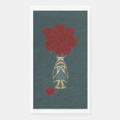 Rose Serviette (Vorderseite)