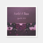 Rose Serviette (Vorderseite)