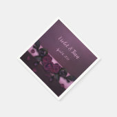 Rose Serviette (Ecke)