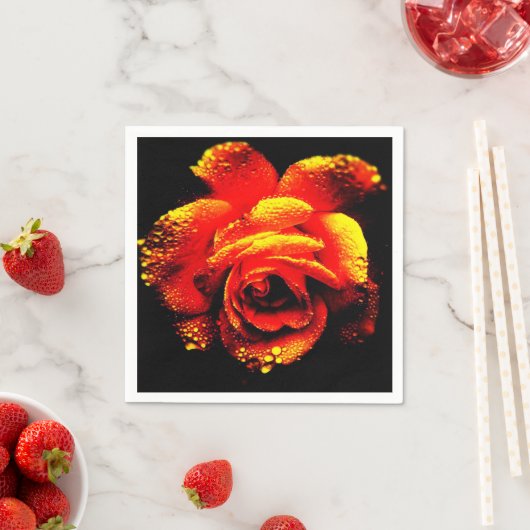 Rose Serviette (Beispiel)