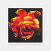 Rose Serviette (Vorderseite)