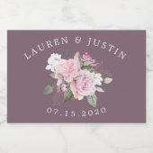 Rose | Set mit der Bezeichnung "Kraut" Schaumweinetikett (Einzelnes Label)