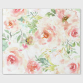 Rose Shabby Chic Wrapping Paper - Vintages Blumenp Geschenkpapier (Flach)