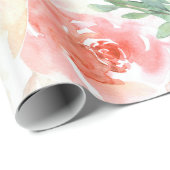 Rose Shabby Chic Wrapping Paper - Vintages Blumenp Geschenkpapier (Rolleneckpunkt)