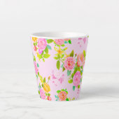 Rose Shabby Vintag Pink Milchtasse (Vorderseite)