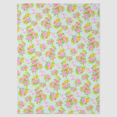 Rose shabby vintage blau seidenpapier (Vorderseite)