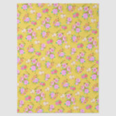 Rose Shabby Vintage Senf Seidenpapier (Vorderseite)