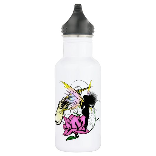 Rose Shadow Fairy Edelstahlflasche (Rechts)