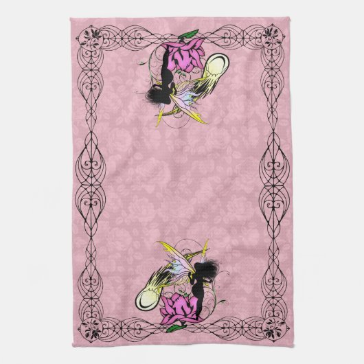 Rose Shadow Fairy Handtuch (Vertikal)