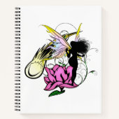 Rose Shadow Fairy Notizbuch (Vorderseite)