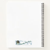 Rose Shadow Fairy Notizbuch (Rückseite)