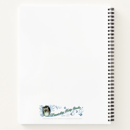 Rose Shadow Fairy Notizbuch (Rückseite)