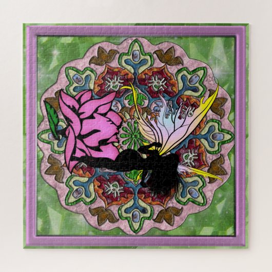 Rose Shadow Fairy Puzzle (Horizontal)