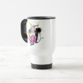 Rose Shadow Fairy Reisebecher (Vorderseite Links)